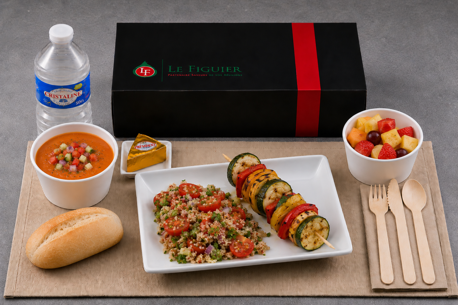 Plateaux Repas Speciaux LE VEGAN SANS GLUTEN LACTOSE